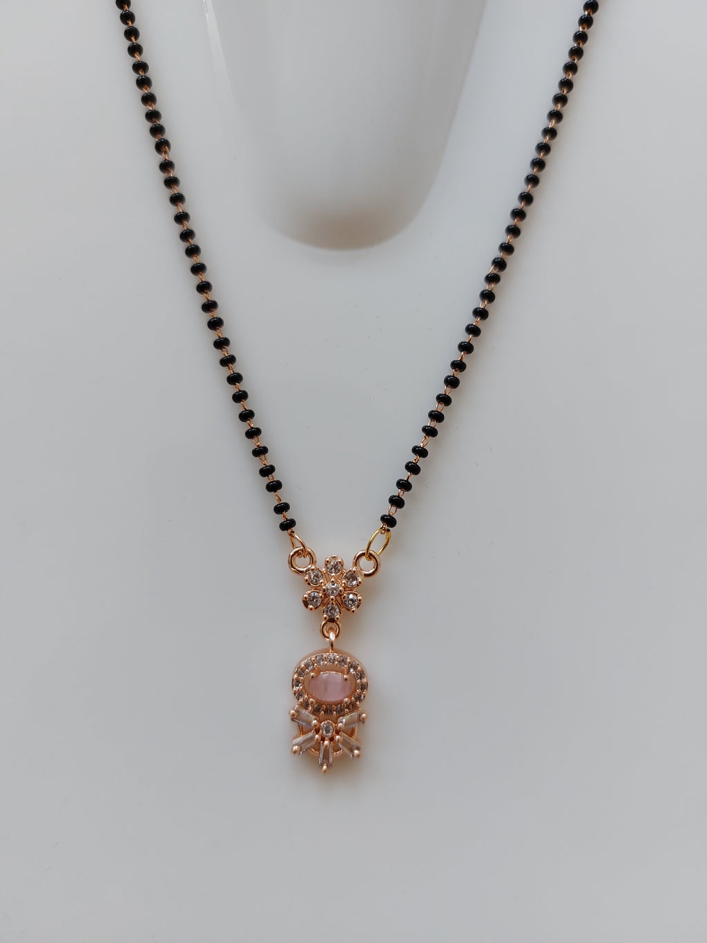 Beautiful Rose Gold AD Stone Mangalsutra 105 