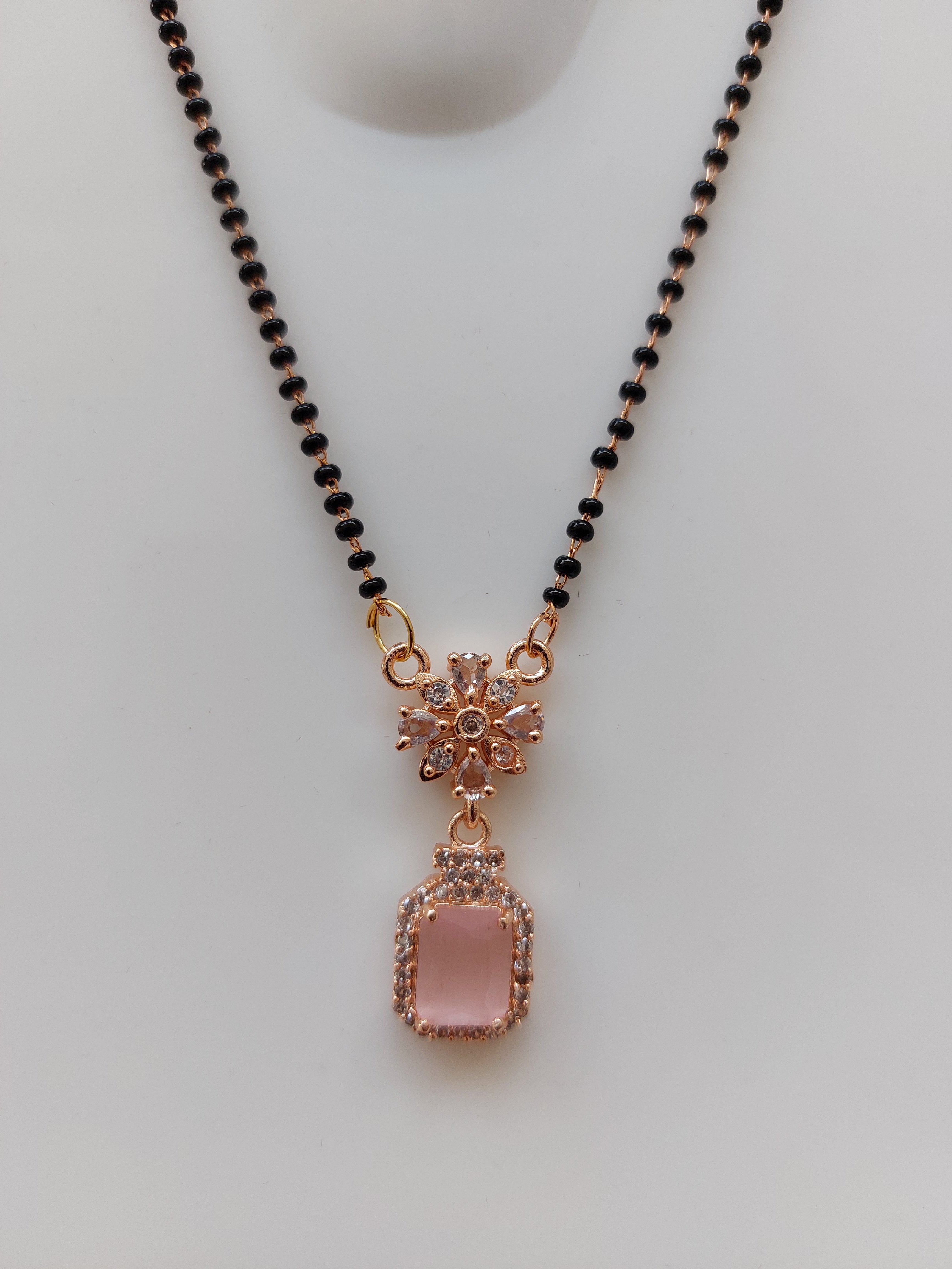 Beautiful_Rose_Gold_AD_Stone_Mangalsutra_106A