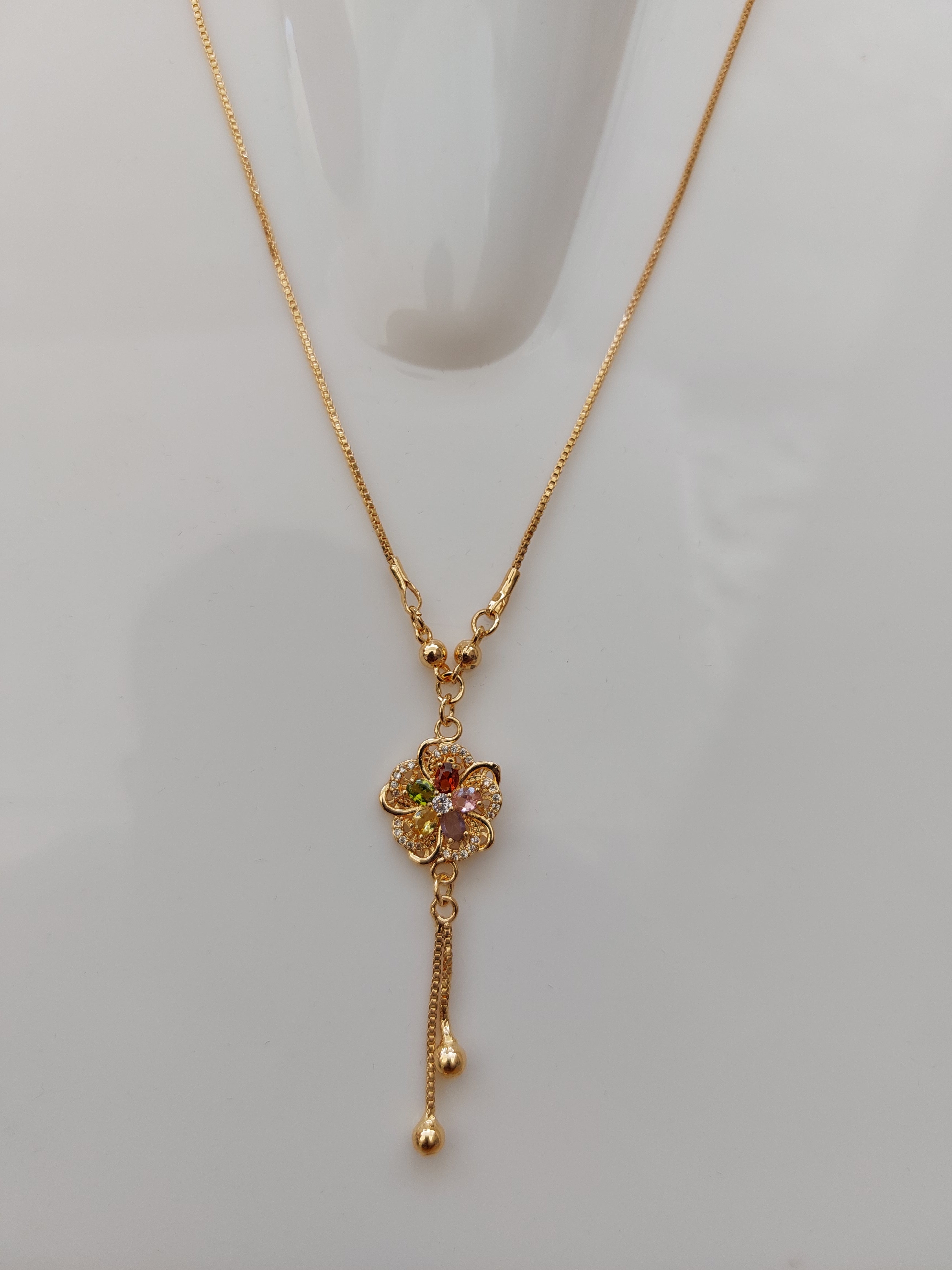 Flower Pendant Anti Tarnish