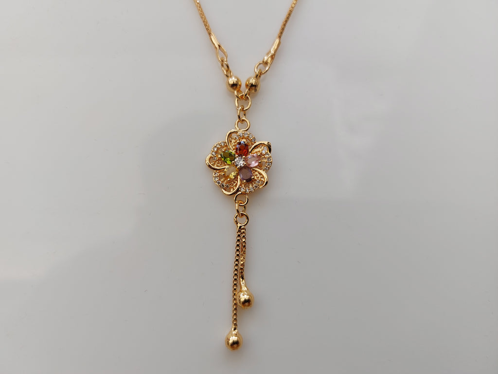 Flower Pendant Anti Tarnish A