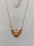 Peacock Rose Gold Pendant 