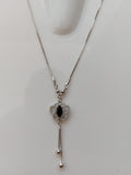 Rhodium Polish Daily use AD Stone Pendant