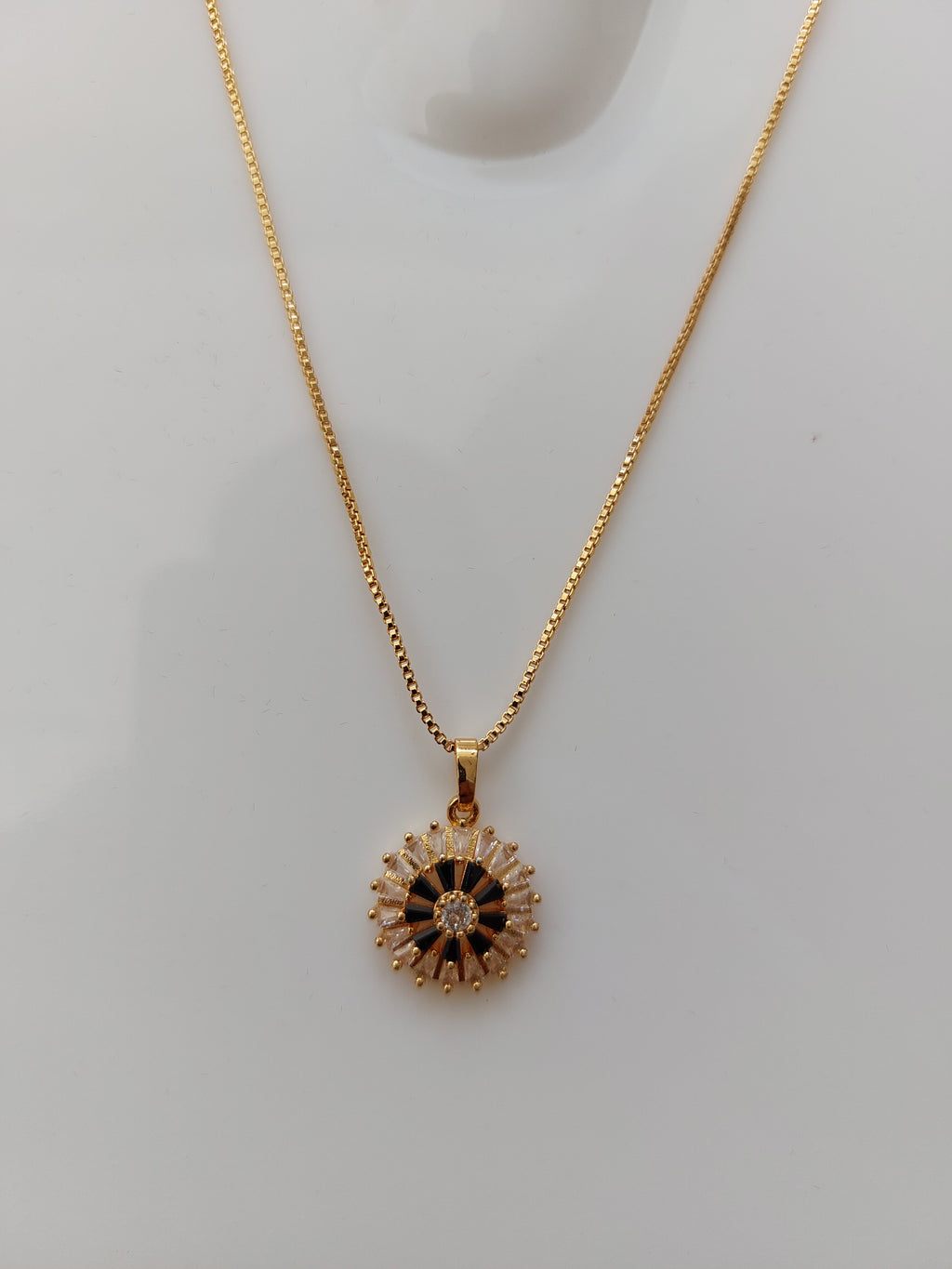Round TubeLight AD stone Pendant