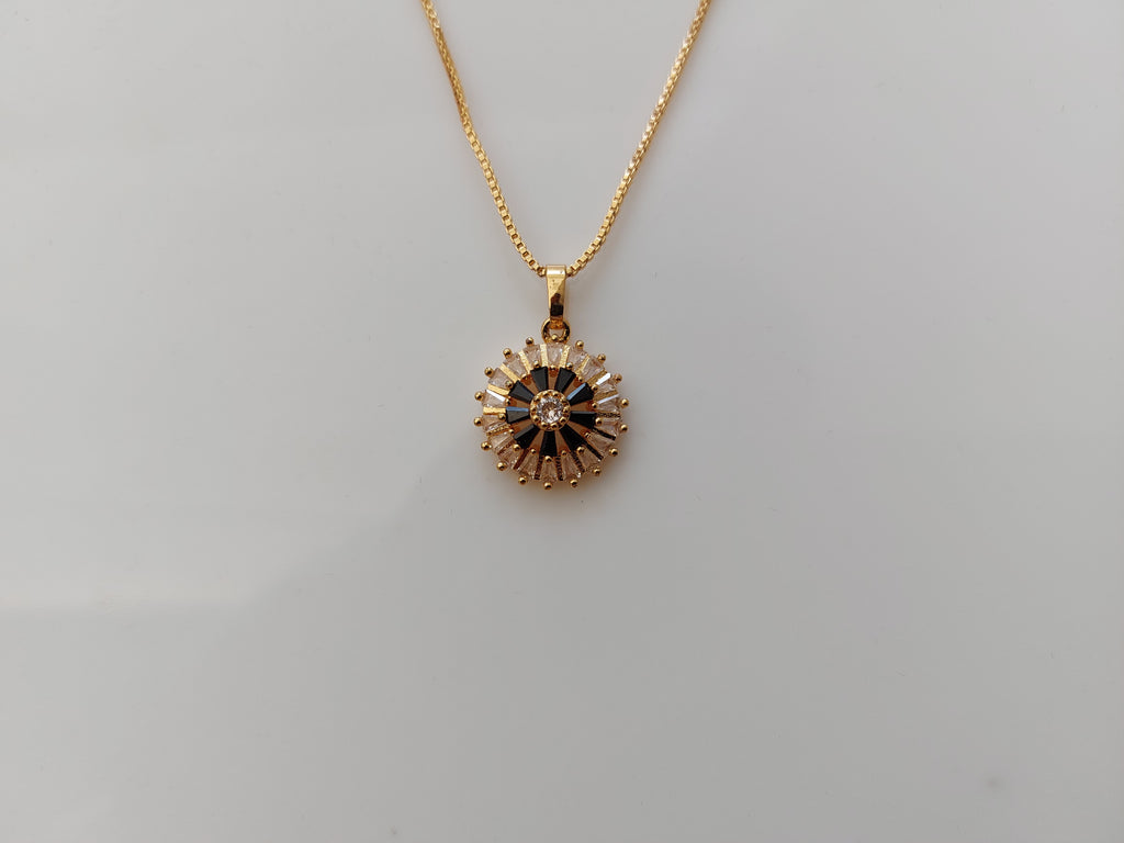 Round TubeLight AD stone Pendant A