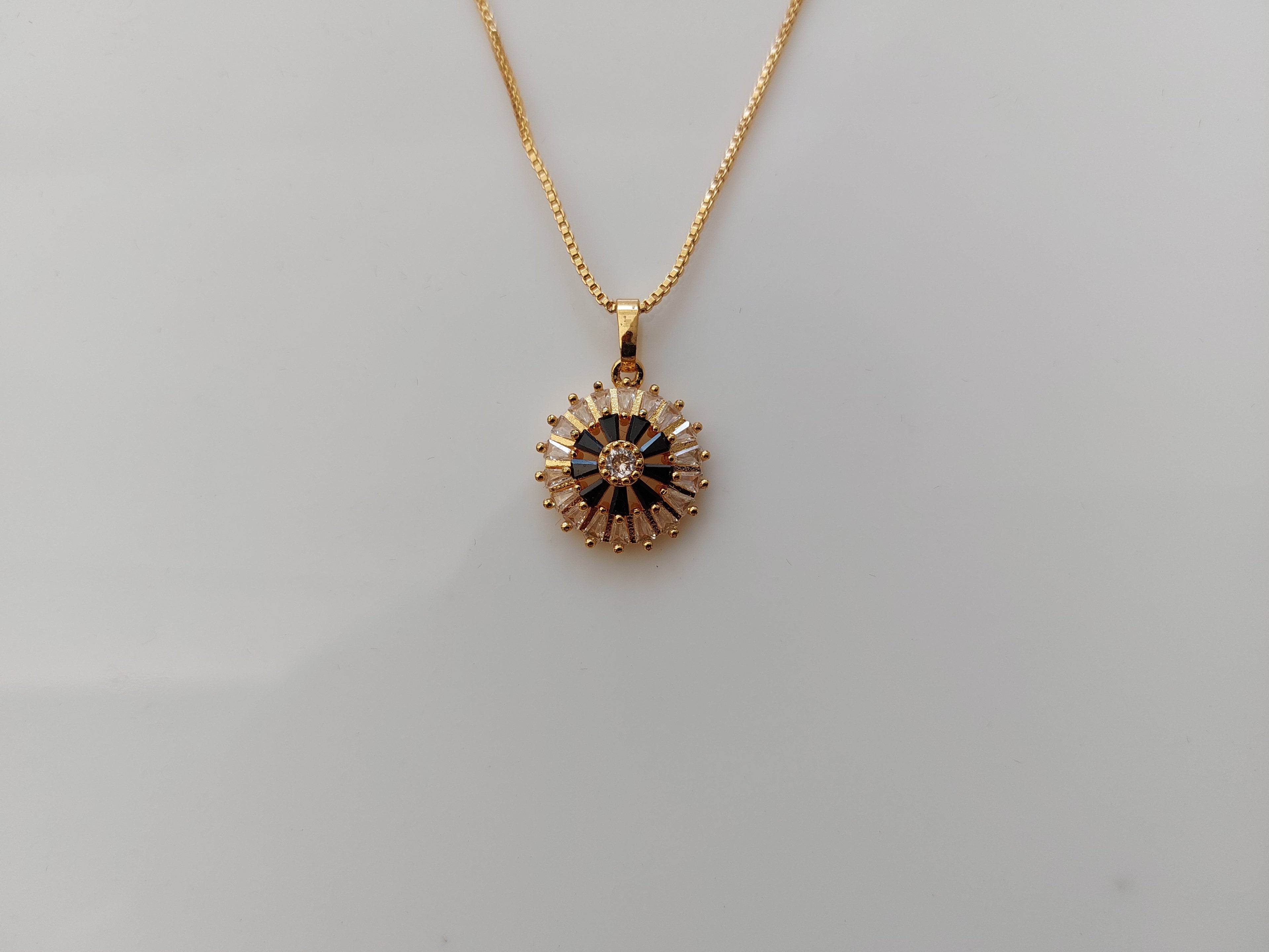 Round TubeLight AD stone Pendant A