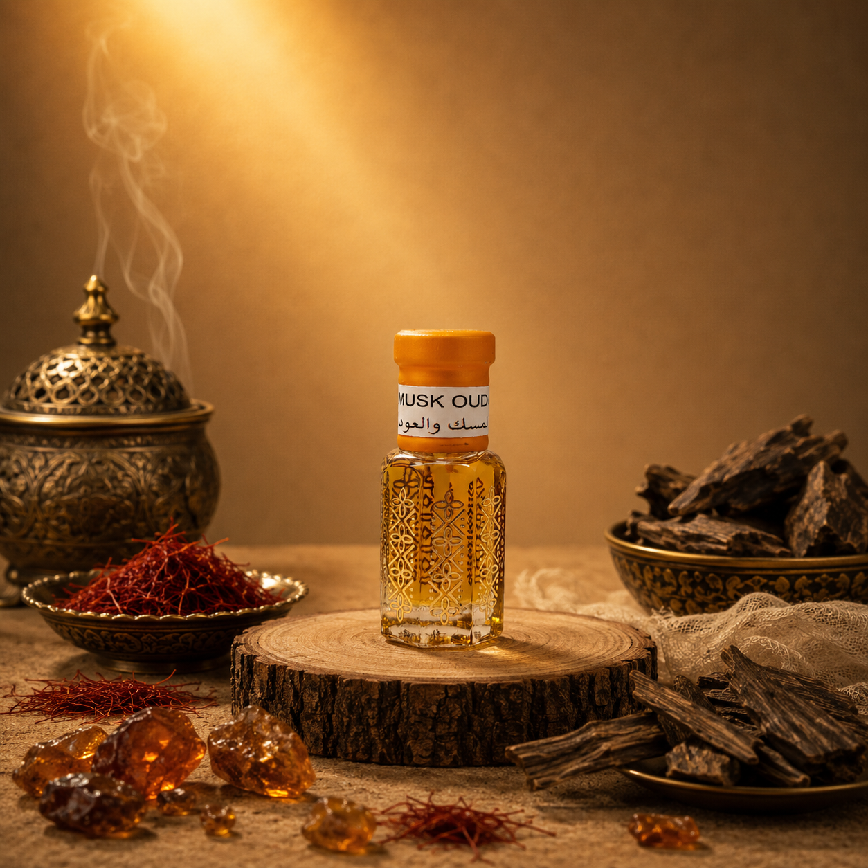 Musk Oudh attar perfume with a rich premium oud and musk fragrance, long-lasting ittar for men and women, ideal for everyday wear and special occasions.