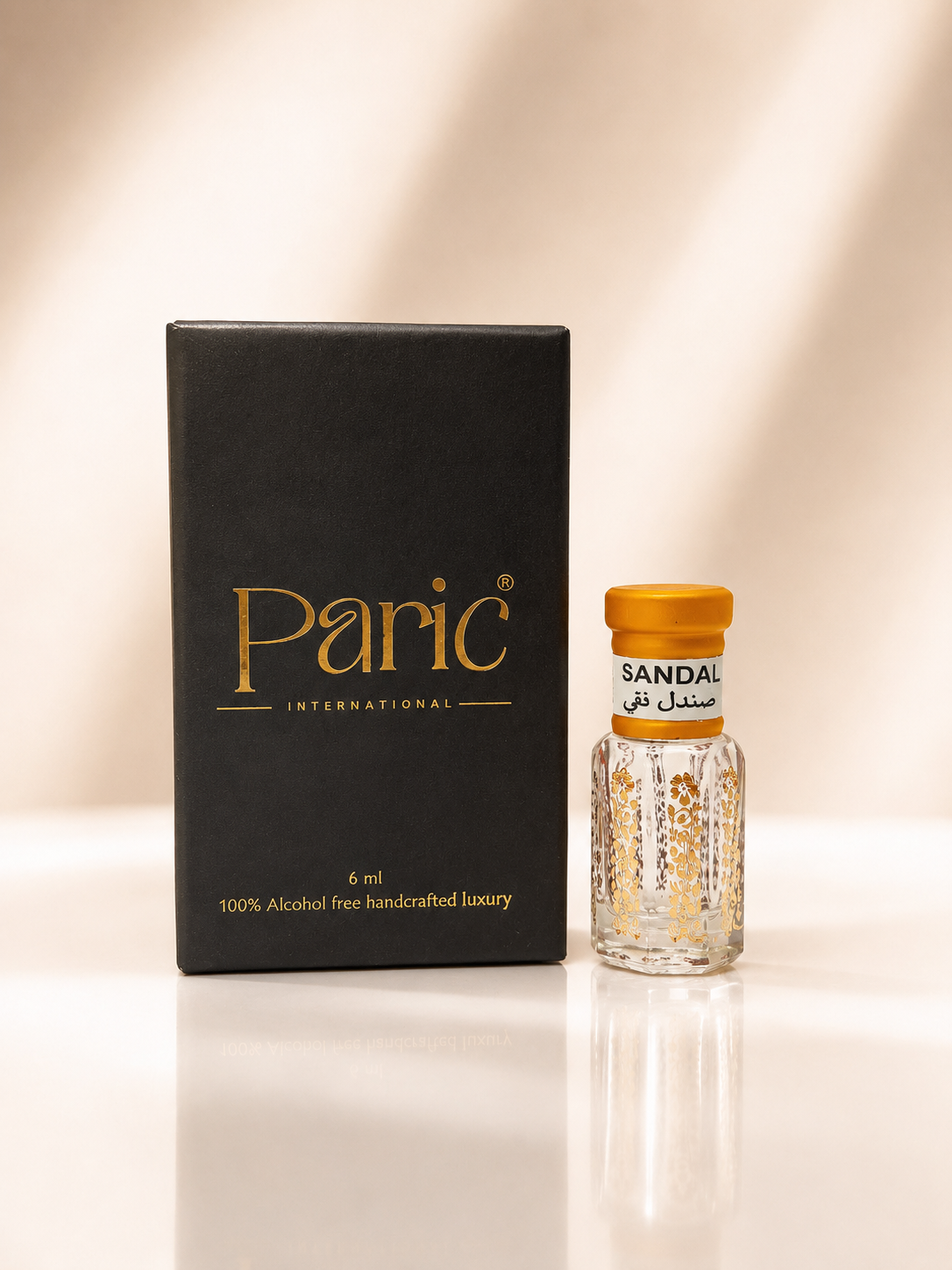 Original Chandan Itra sandal attar perfume with a rich woody fragrance, long-lasting premium ittar for men and women, perfect for daily wear and special occasions.