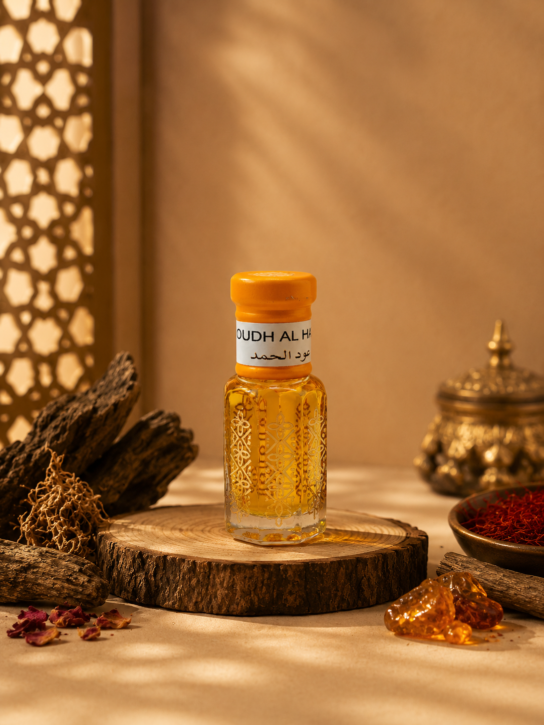 Best Oudh Al Hamd attar perfume for men with a premium oud fragrance, long-lasting Arabic ittar for everyday wear and special occasions.